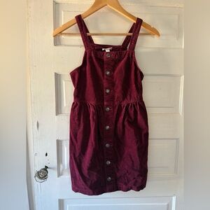 Cat & Jack Burgundy Corduroy Dress